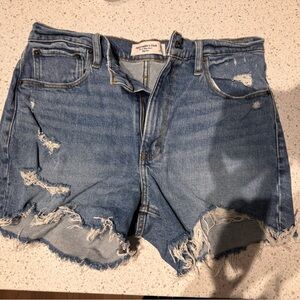 Abercrombie denim jean shorts